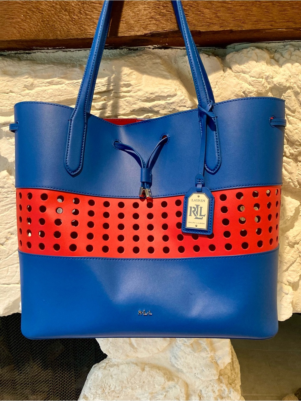 NWOT Lauren Ralph Lauren Dryden Diana tote
